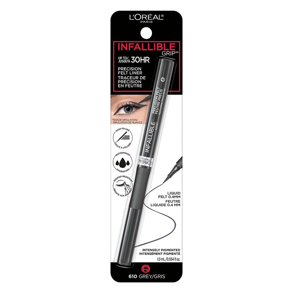 L'Oréal Paris Infallible Precision Felt Waterproof Eyeliner Grey Shop