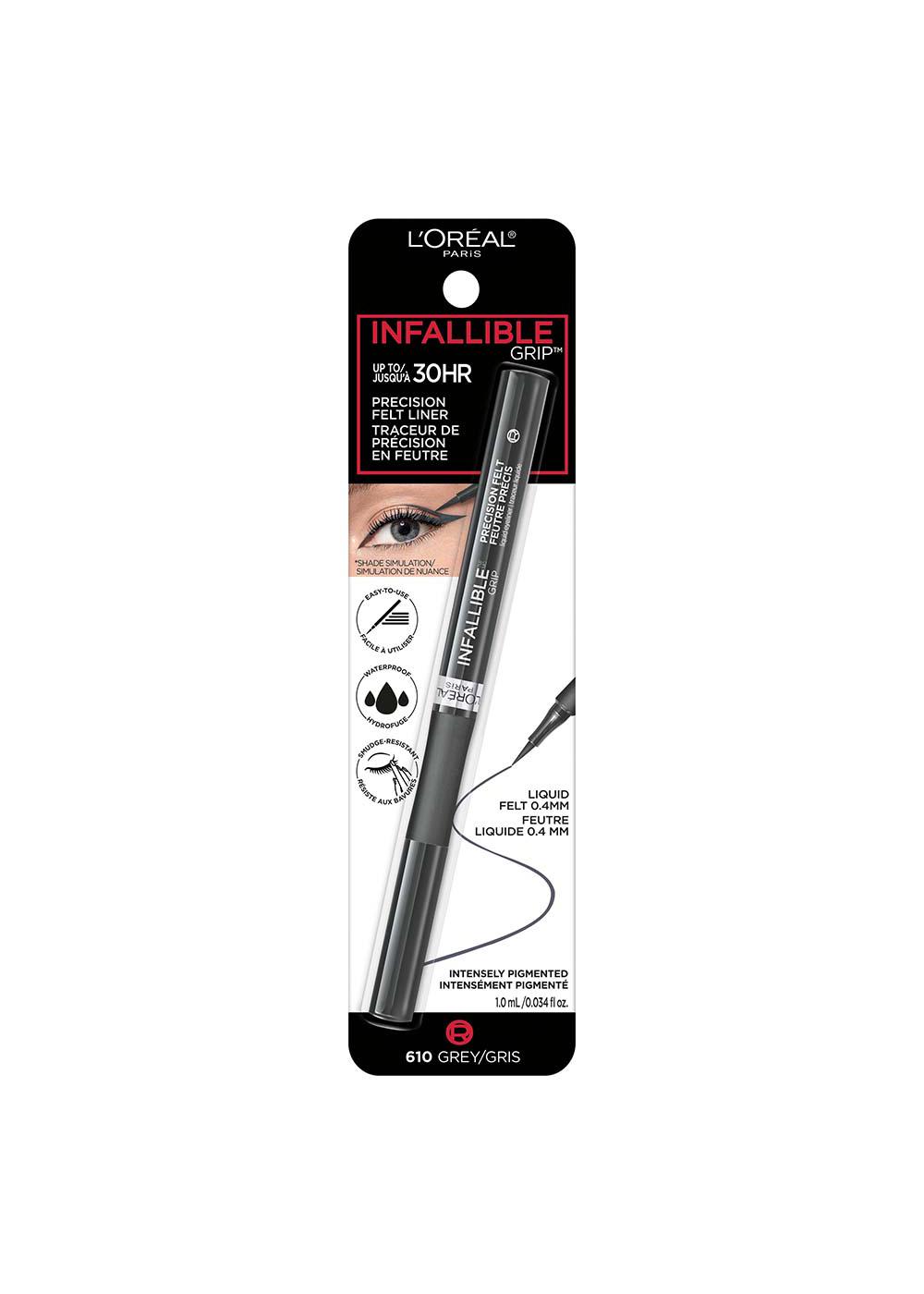 L'Oréal Paris Infallible Precision Felt Waterproof Eyeliner Grey; image 1 of 6