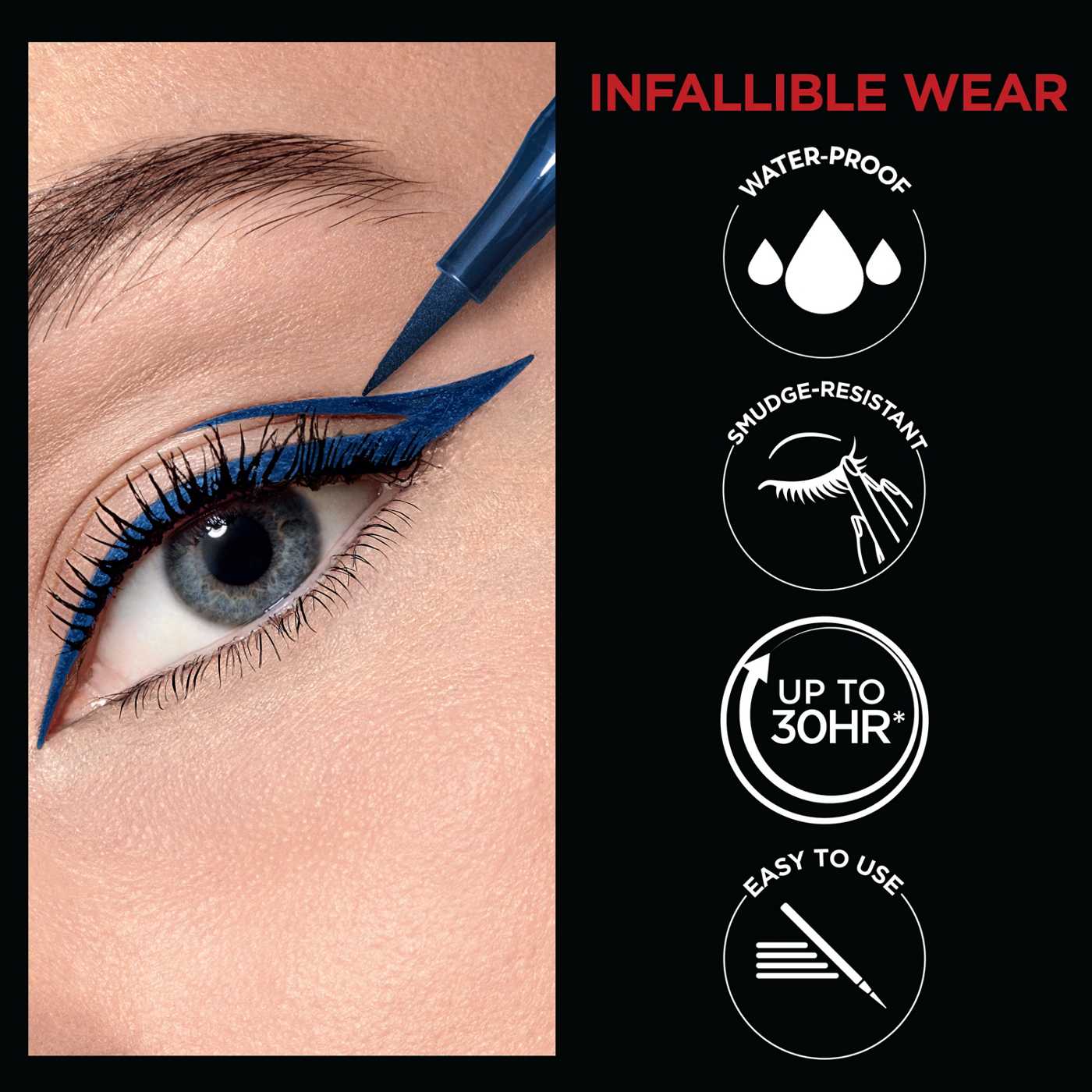 L'Oréal Paris Infallible Precision Felt Waterproof Eyeliner Grey; image 4 of 6