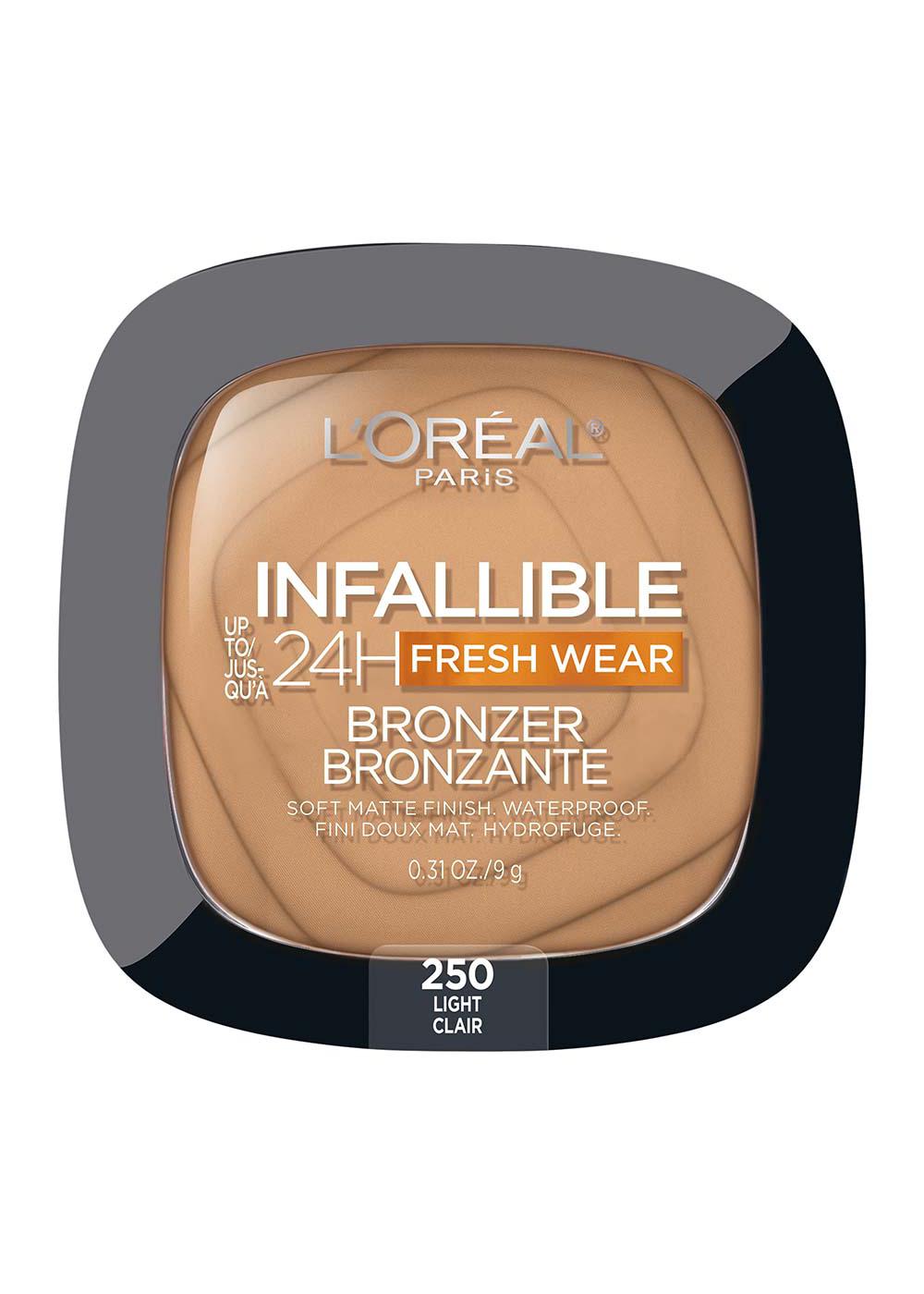 L'Oréal Paris Infallible 24 Hour Fresh Wear Soft Matte Bronzer - 250 Light; image 1 of 2
