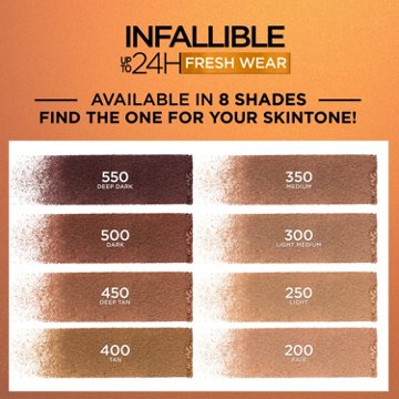 L'Oréal Paris Infallible 24 Hour Fresh Wear Soft Matte Bronzer - 250 Light