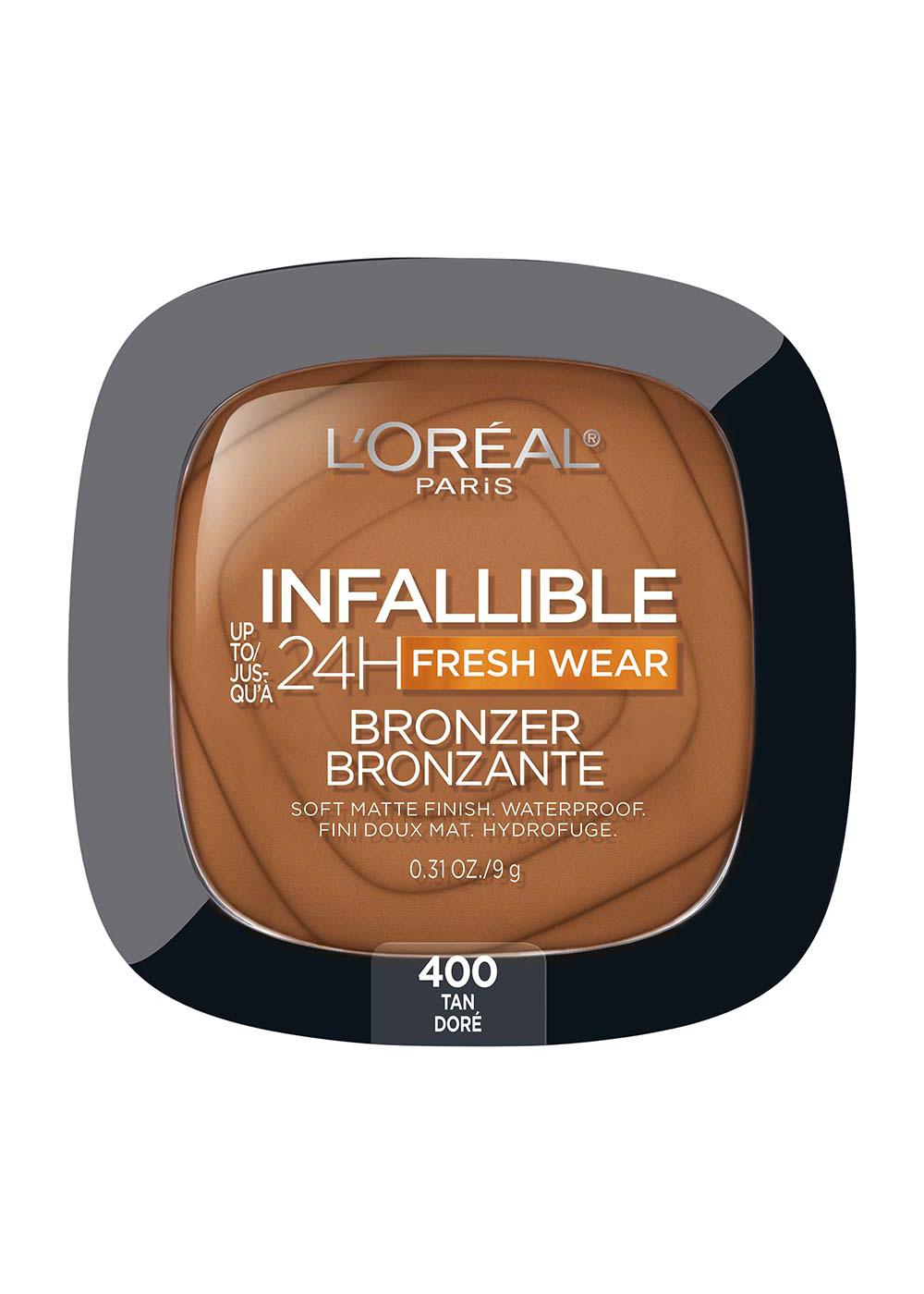 L'Oréal Paris Infallible 24 Hour Fresh Wear Soft Matte Bronzer - 400 Tan; image 1 of 5
