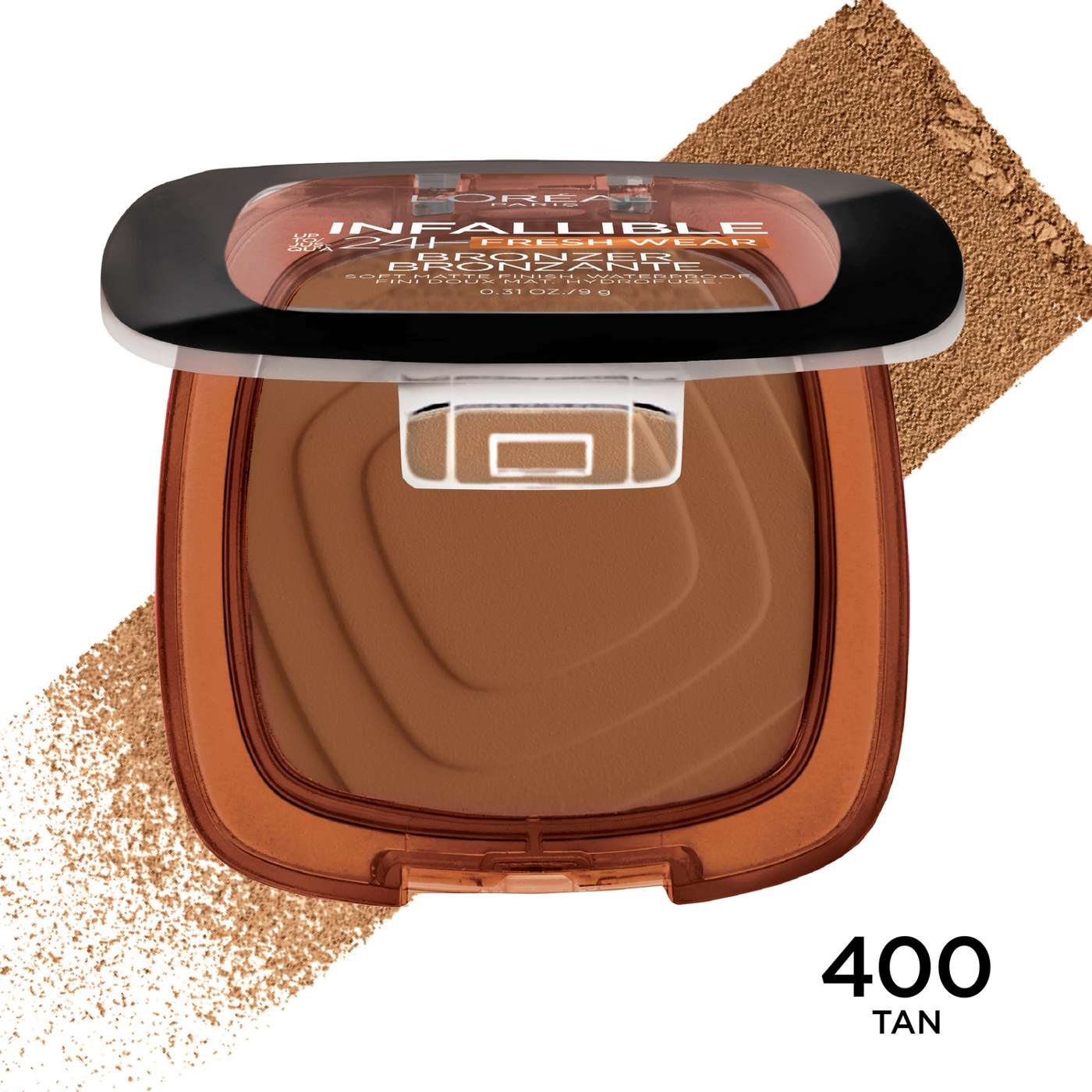 L'Oréal Paris Infallible 24 Hour Fresh Wear Soft Matte Bronzer - 400 Tan; image 4 of 5