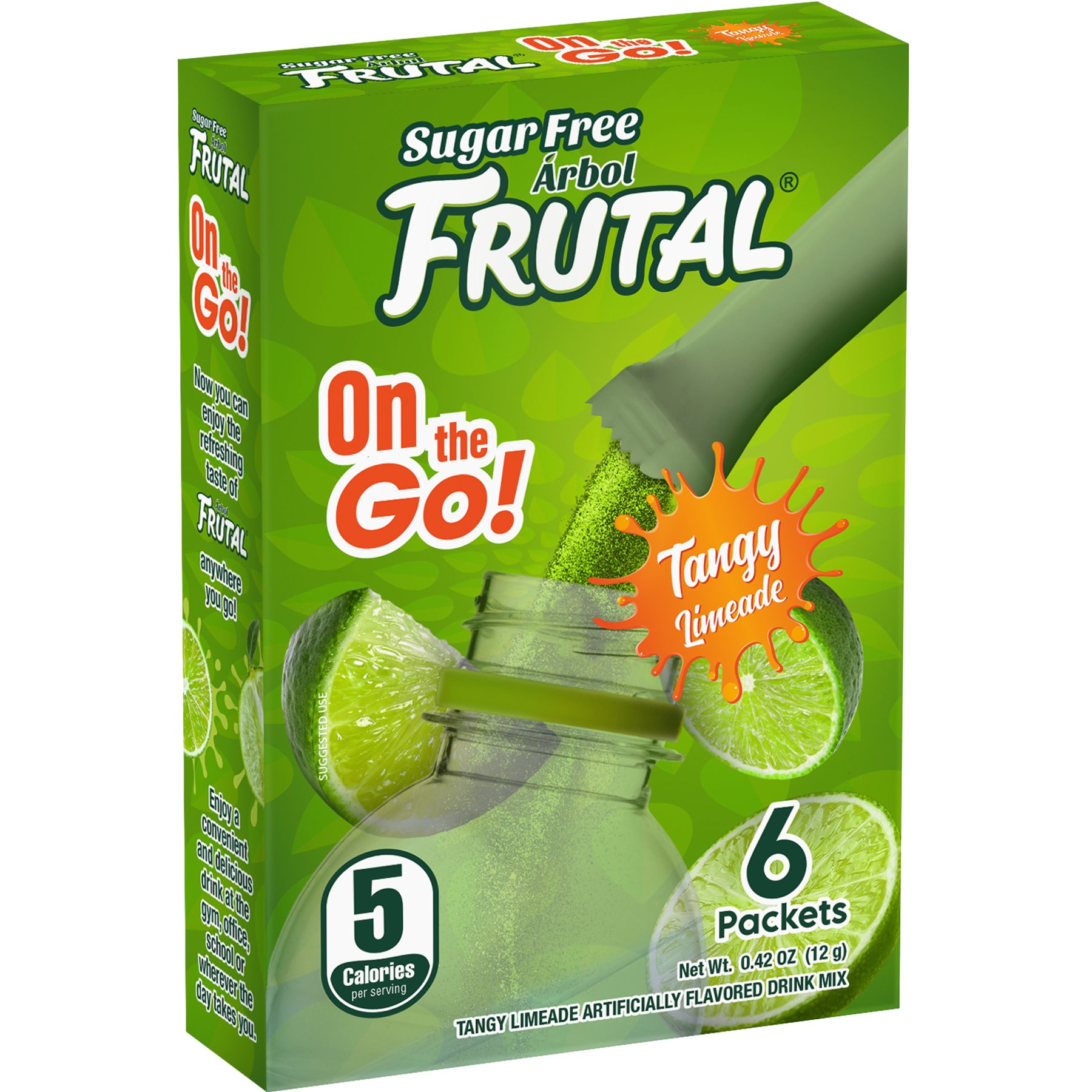 Arbol Frutal Sugar Free Tangy Limeade On The Go Drink Mix Shop Mixes