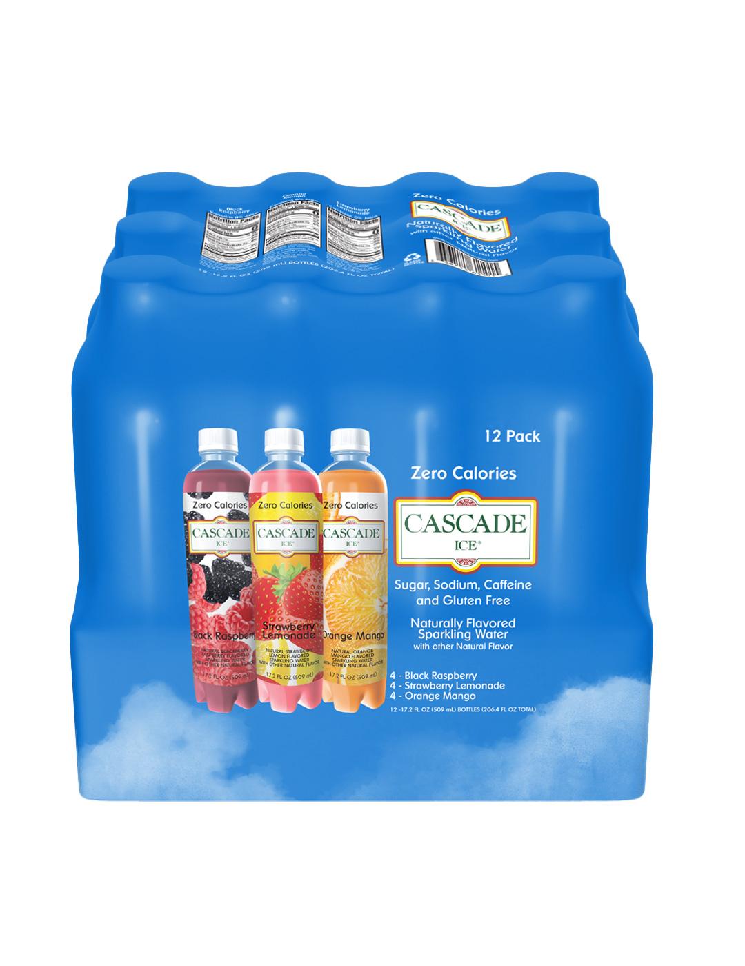 Cascade Ice Sparkling Water Variety Pack 17.2 oz Bottles; image 1 of 2