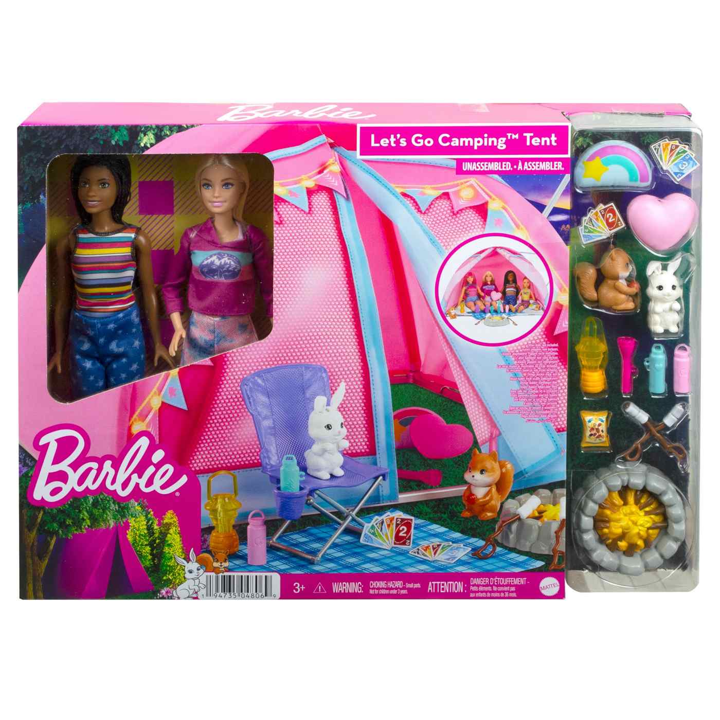 Barbie It Takes Two Camping Playset with Tent; image 1 of 4