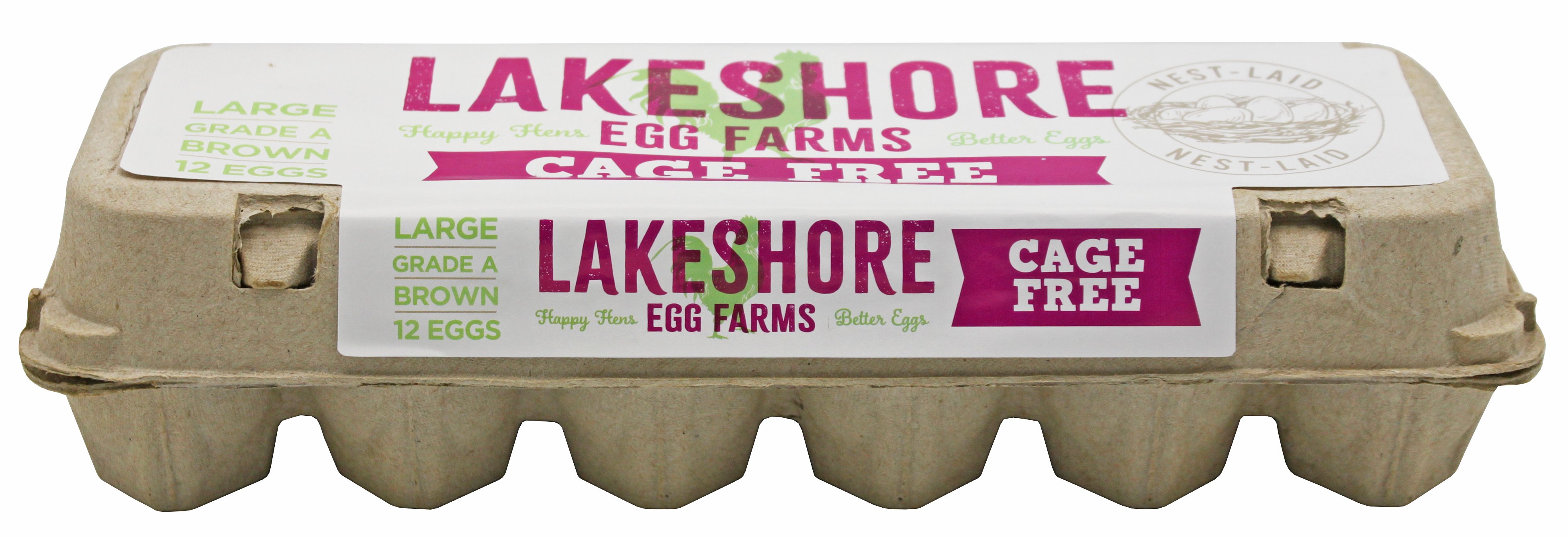 Lakeshore Cage Free Large Brown Eggs, 12 ct | Central Market