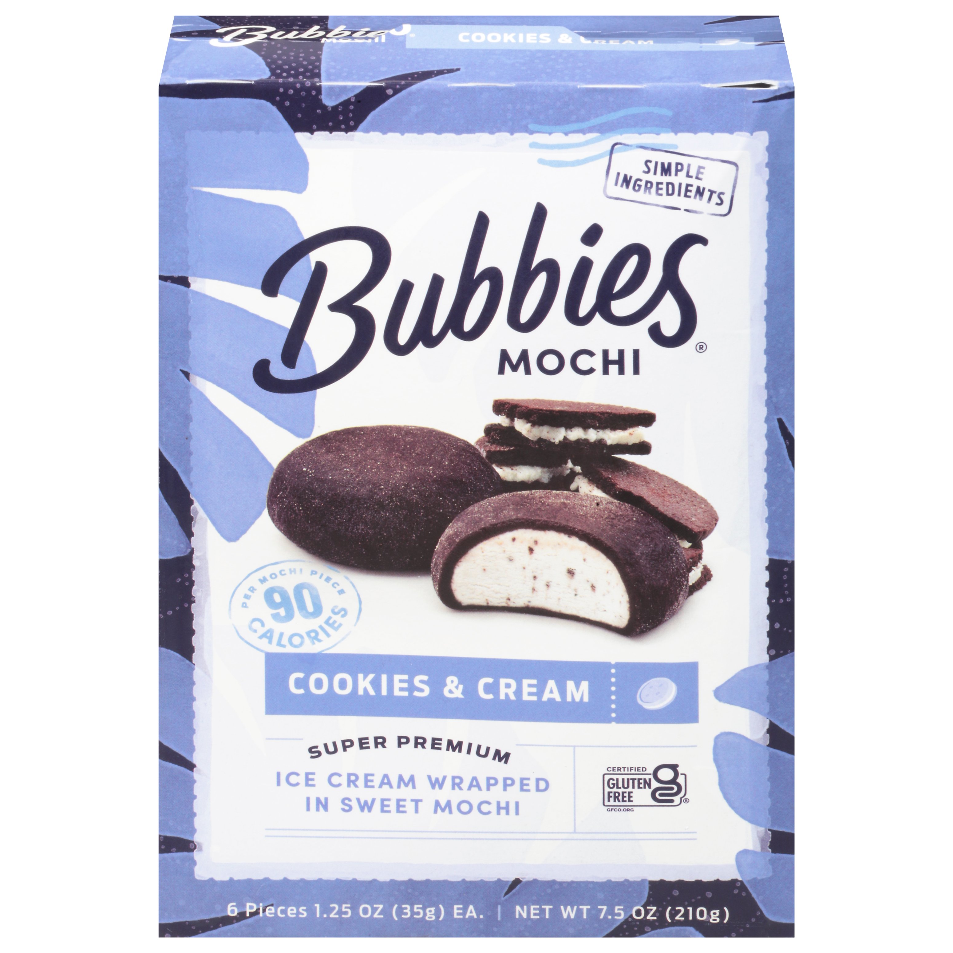 Bubbies Mochi Cookies And Cream Ice Cream Shop Ice Cream At H E B 5681