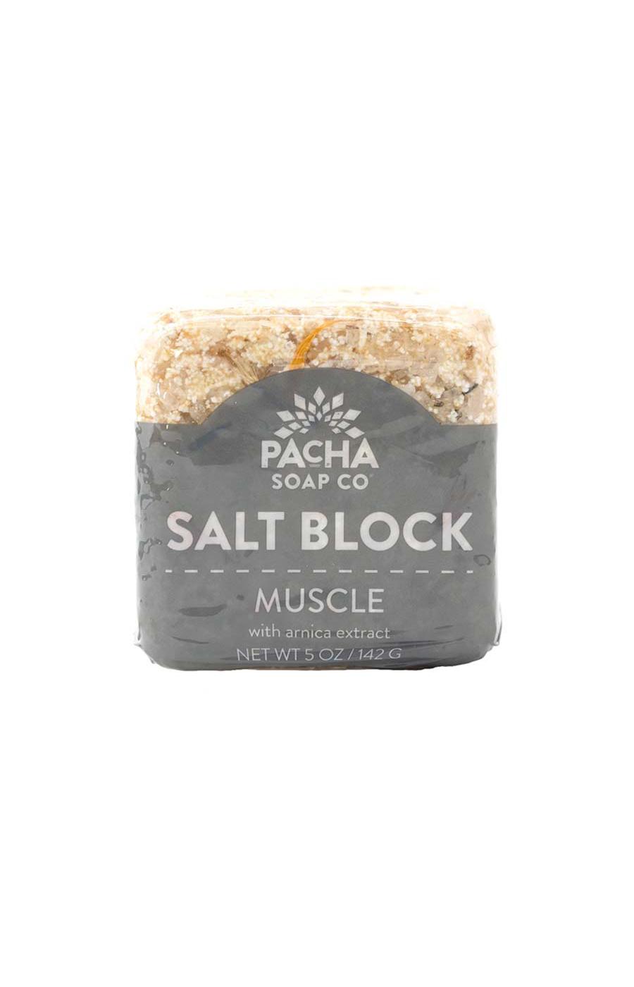 Pacha Soap Co. Salt Block Muscle; image 1 of 2