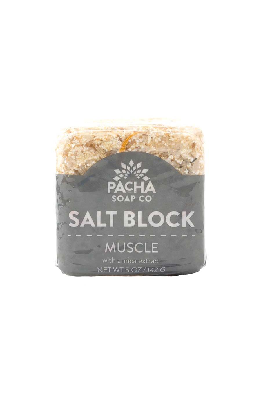 Pacha Soap Co. Salt Block Muscle; image 1 of 2