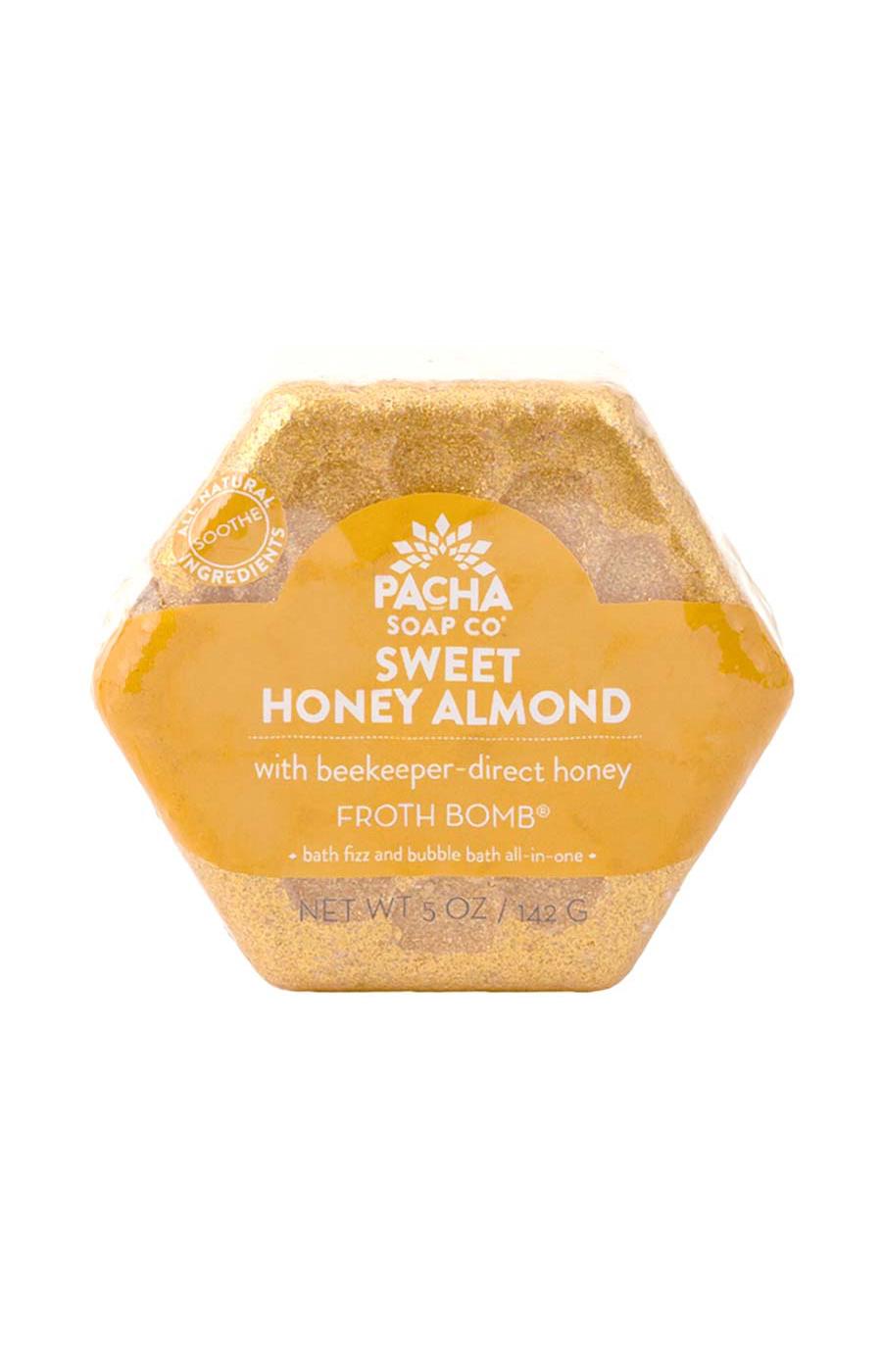 Pacha Soap Co. Froth Bomb Sweet Honey Almond; image 1 of 2