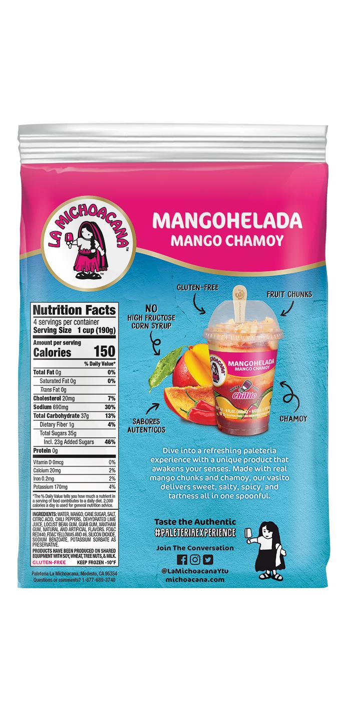 La Michoacana Mangohelada Mango Chamoy Frozen Fruit Cups Shop Bars