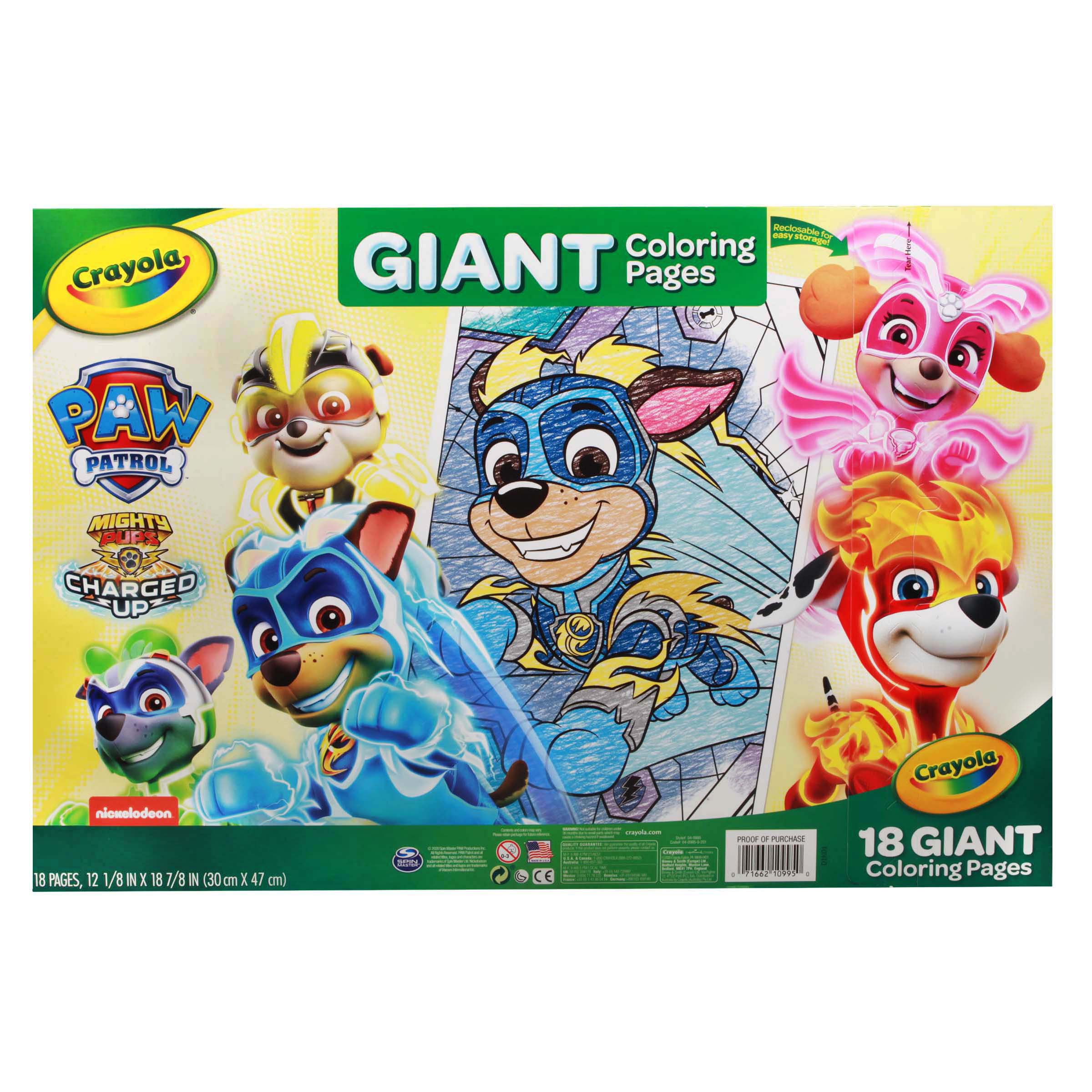 Crayola Giant Coloring Pages – Paw Patrol - Shop Books & Coloring at H-E-B