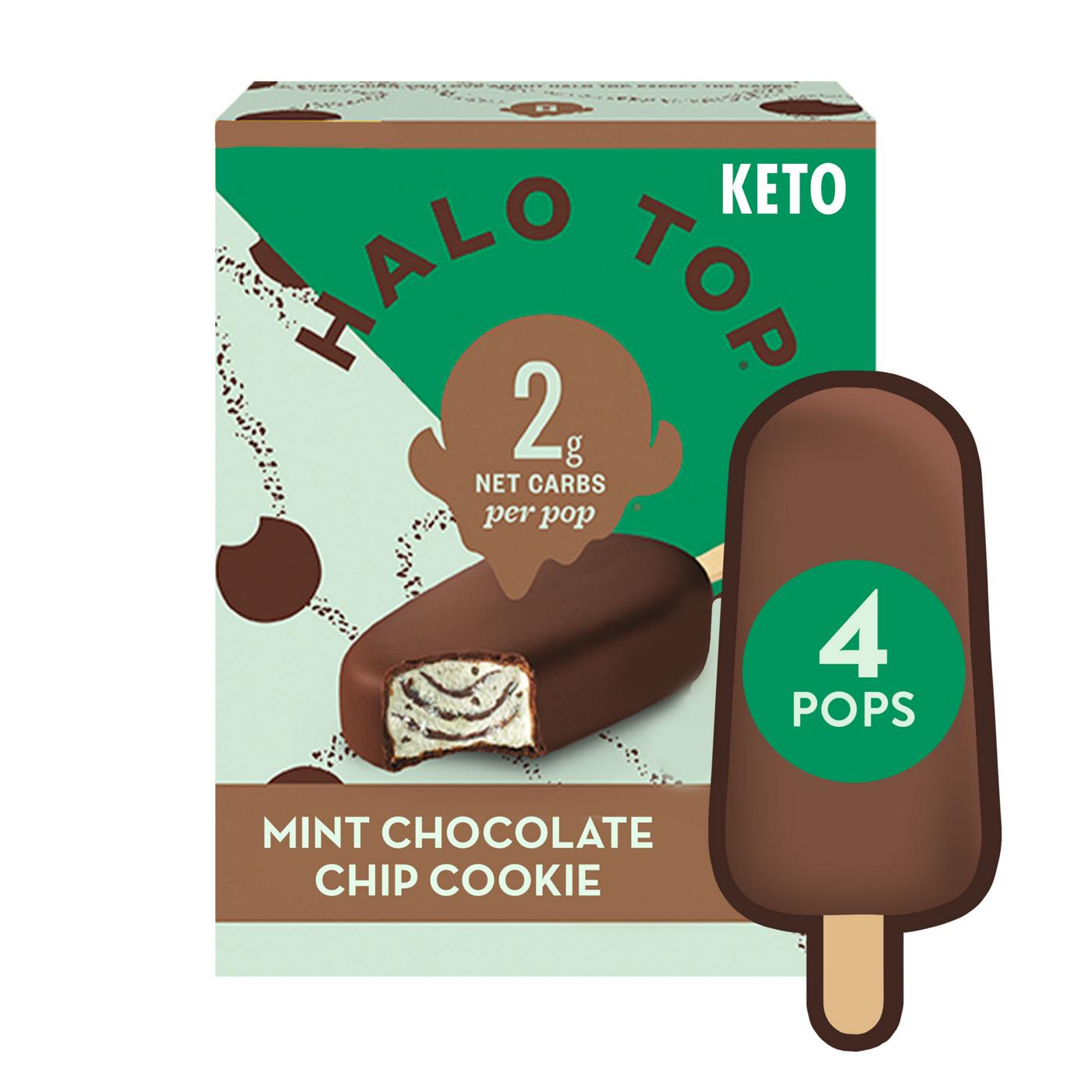 Halo Top Mint Chocolate Cookie Keto Pops; image 2 of 2