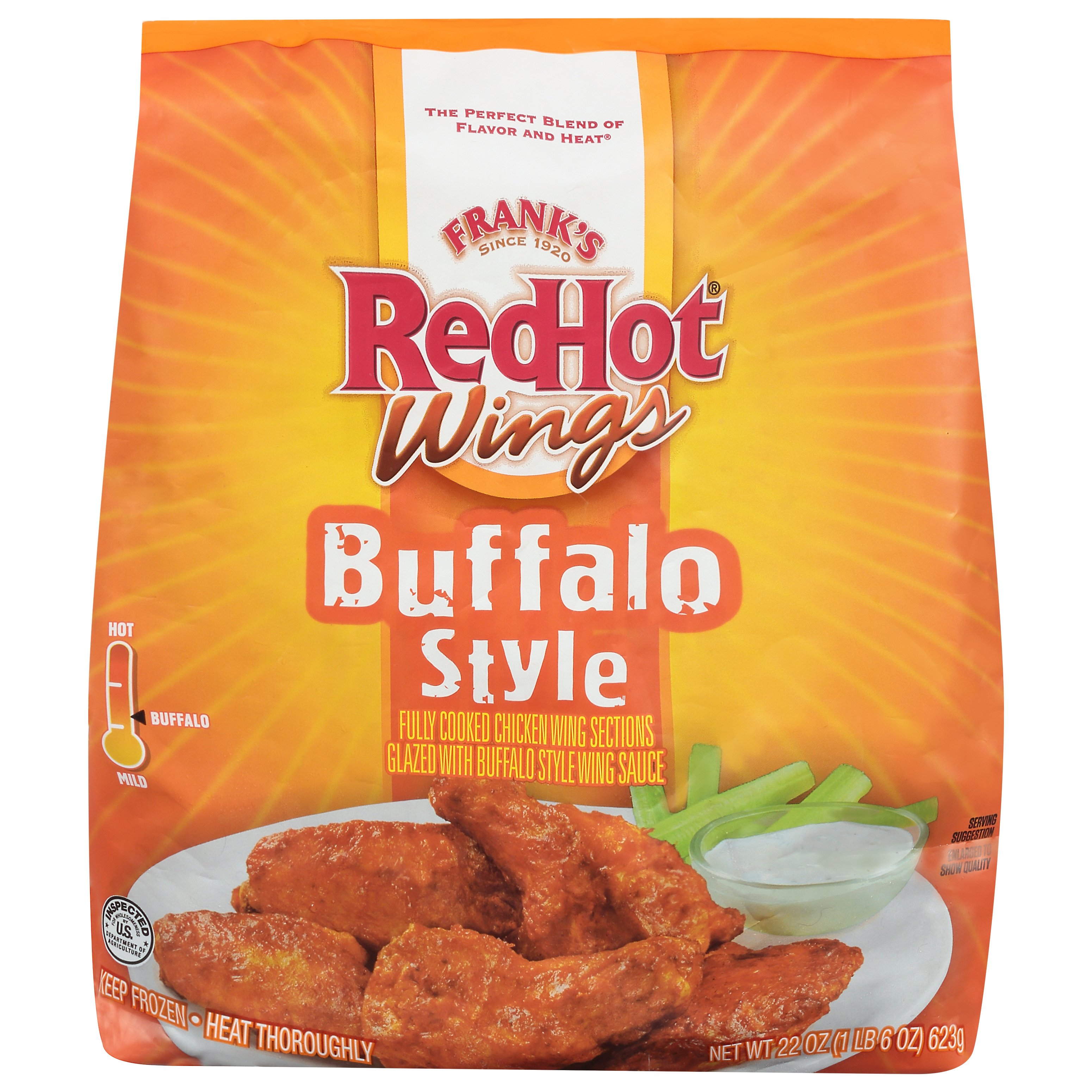 Frank's RedHot Buffalo Style Chicken Wings Shop Meat at HEB