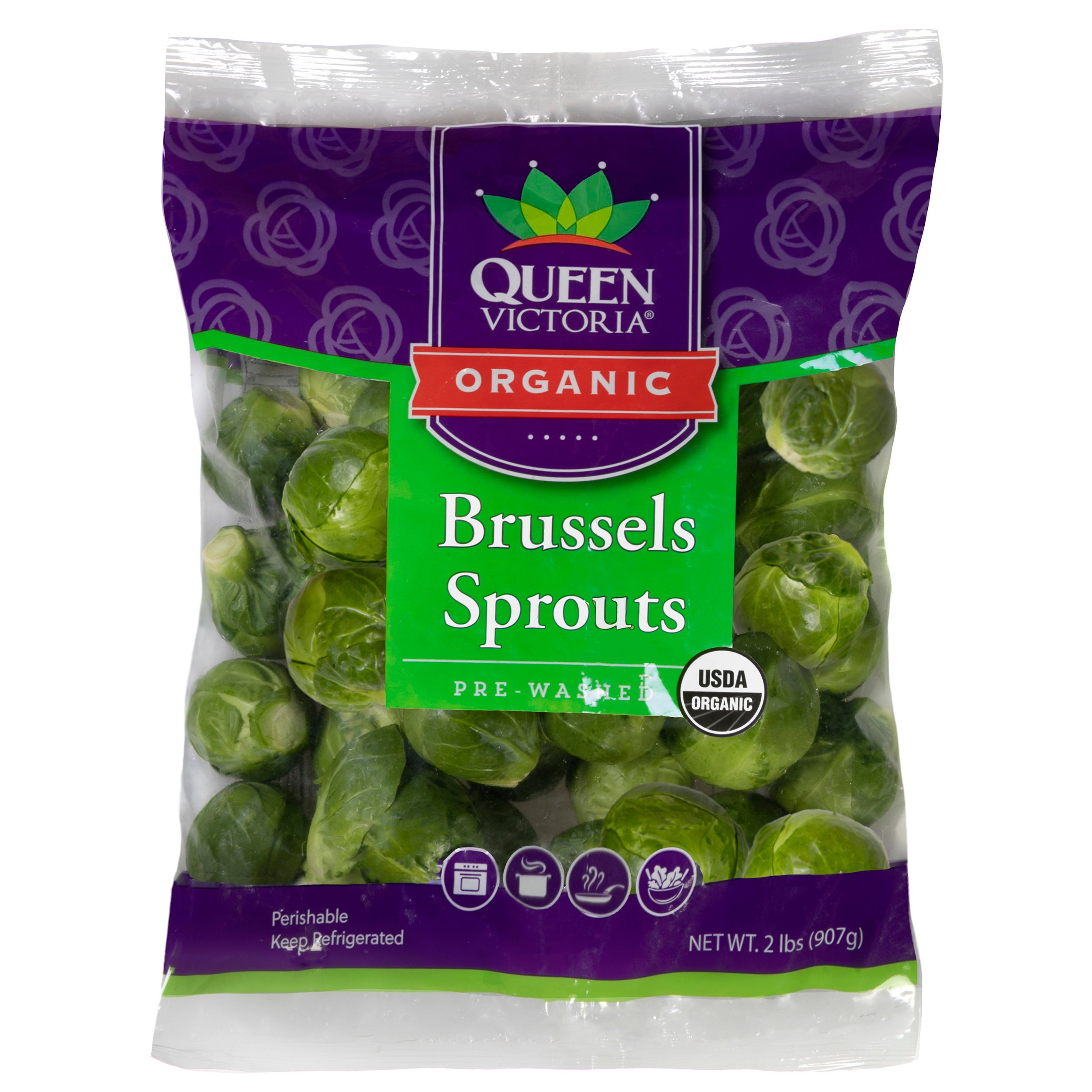 Queen Victoria Organic Brussels Sprouts Shop Specialty & Asian at HEB