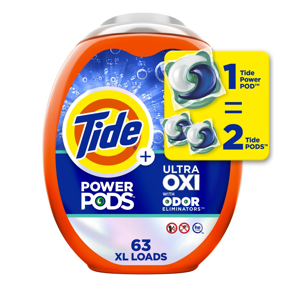 Tide Power PODS Ultra Oxi HE Laundry Detergent Pacs - Shop Detergent At ...