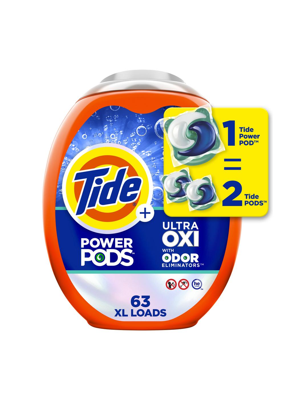 Tide Power PODS Ultra Oxi HE Laundry Detergent Pacs; image 1 of 2