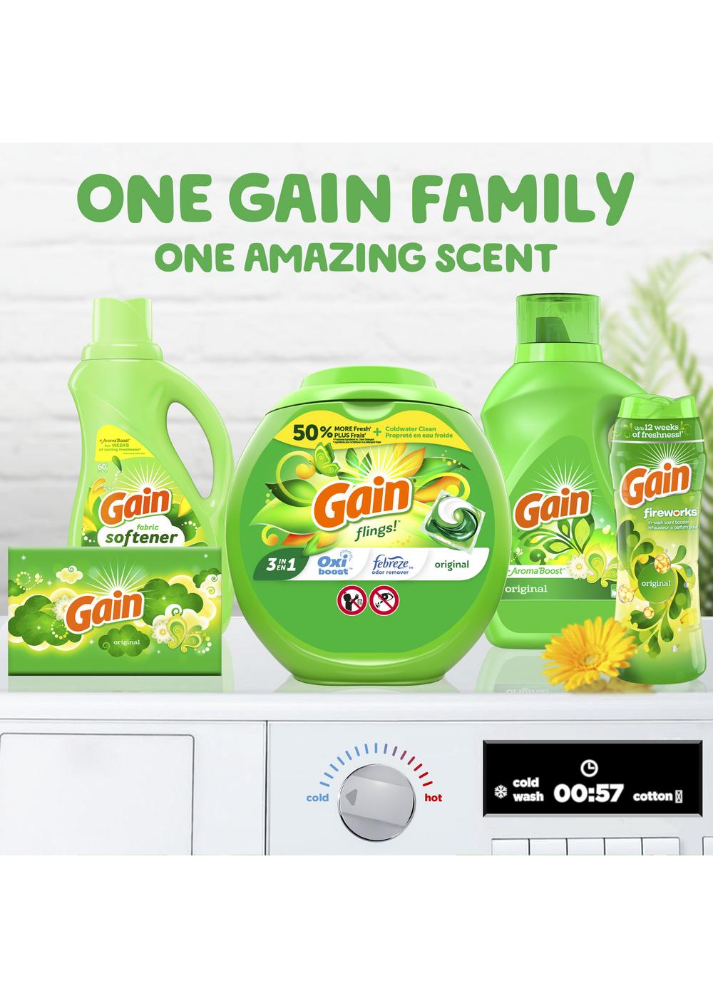 Gain Flings! Original Scent HE Laundry Detergent Pacs; image 7 of 10