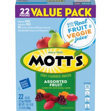 Mott's Medleys Assorted Fruit Snacks Value Pack, 22 ct