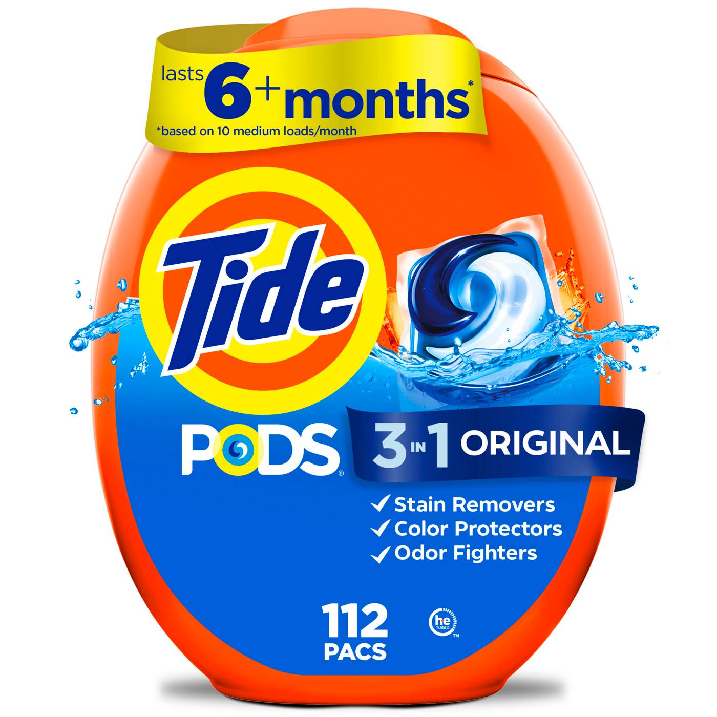 Tide PODS Laundry Detergent Pacs - Original Scent; image 1 of 9