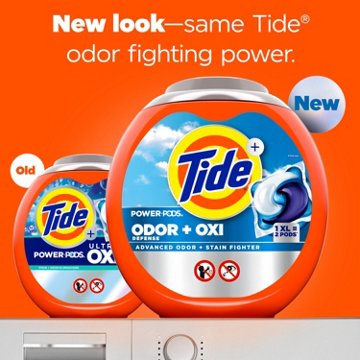 Tide Odor Defense + Oxi Laundry Detergent Pacs - Original Scent