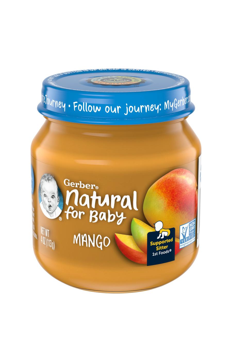 Gerber Natural for Baby 1st Foods - Mango; image 1 of 8