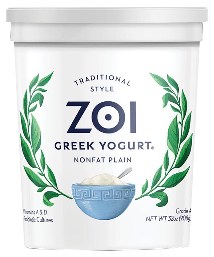よーいち Zoi Plain Non Fat Greek Yogurt, 32 oz | Central Market - Really