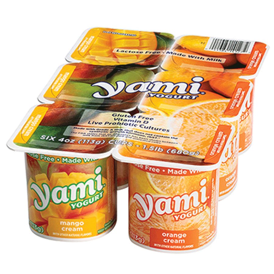 Yami Mango Orange Multipack Yogurt, 6 pk | Central Market - Really