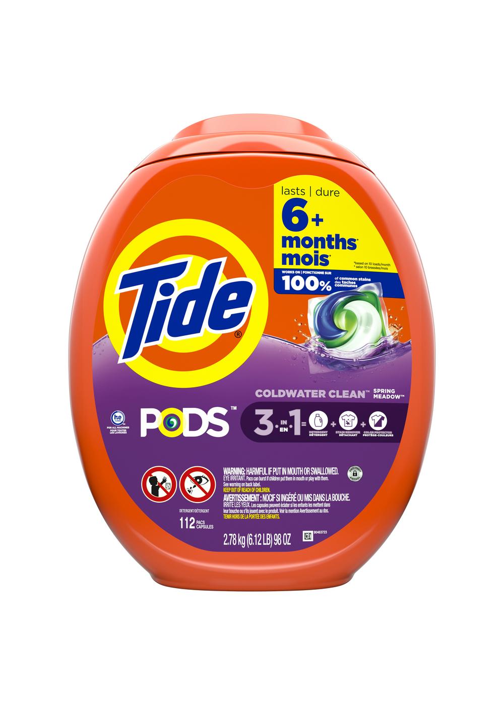 Save on Tide PODS 4-in-1 with Downy April Fresh Laundry Detergent