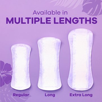 Always Anti-Bunch Xtra Protection Daily Liners Long Unscented, 48 ct