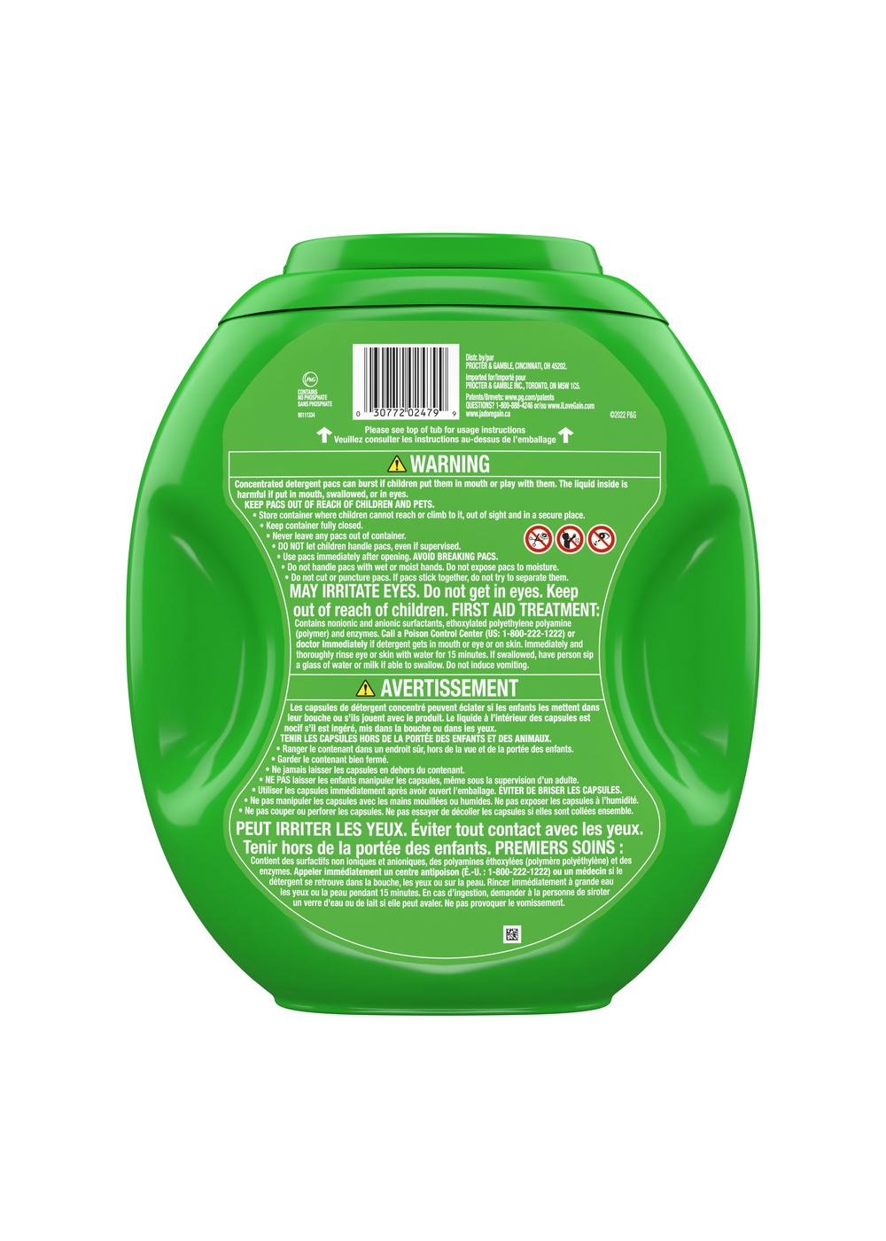 Gain Flings Laundry Detergent Pacs - Moonlight Breeze Scent with Oxi Boost & Febreze; image 2 of 8