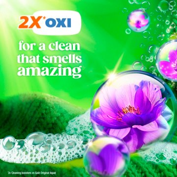 Gain Flings Laundry Detergent Pacs - Moonlight Breeze Scent with Oxi Boost & Febreze