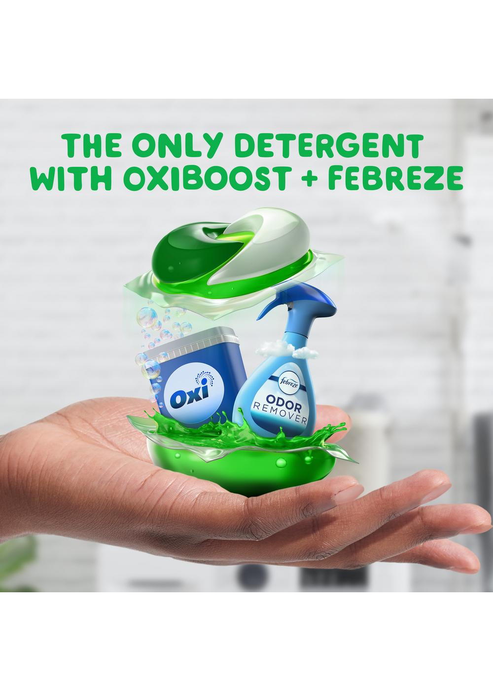 Gain Flings Laundry Detergent Pacs - Moonlight Breeze Scent with Oxi Boost & Febreze; image 7 of 8