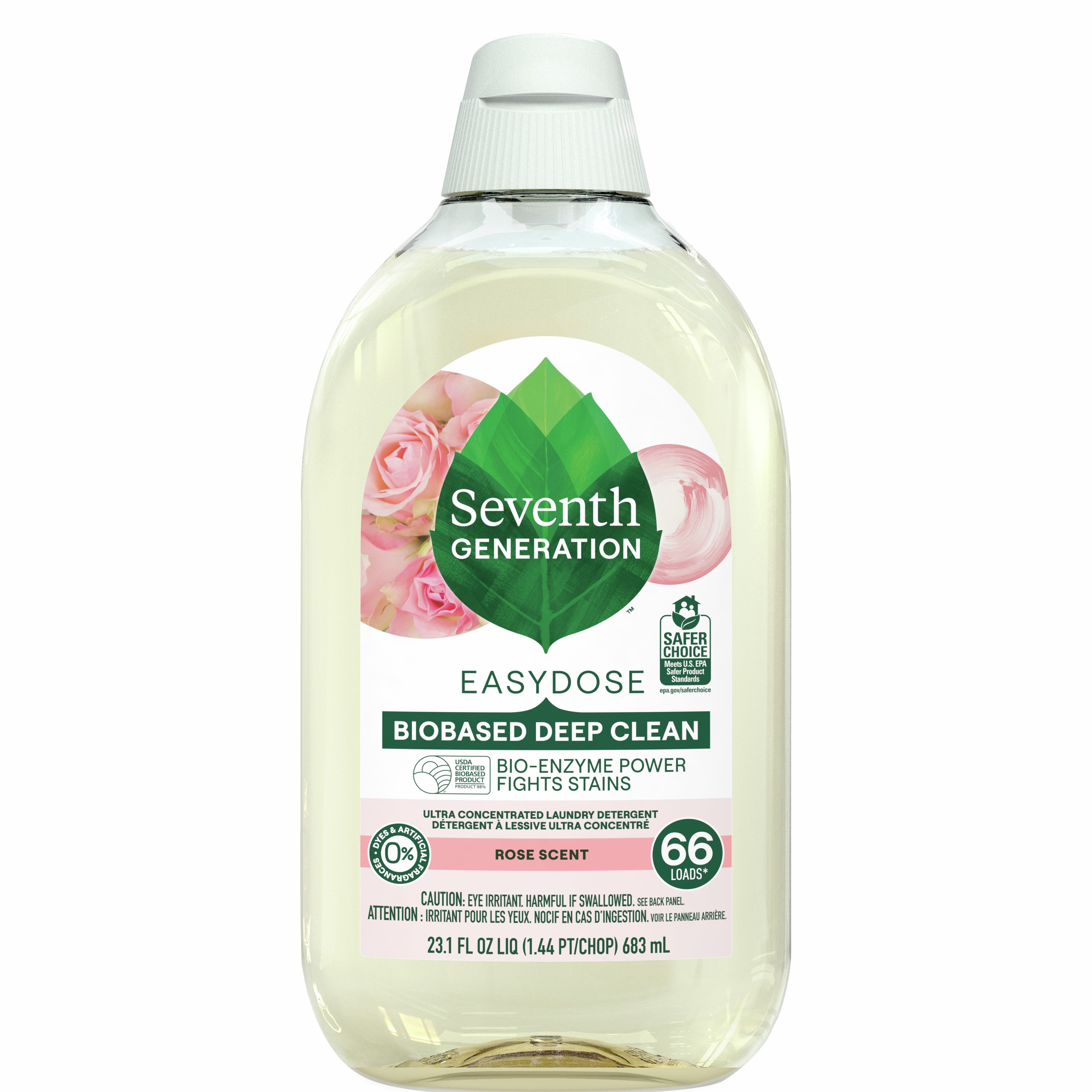 Seventh Generation EasyDose HE Ultra Concentrated Laundry Detergent Rose Scent Shop