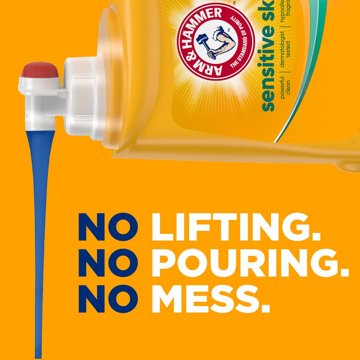 Arm & Hammer Sensitive Skin HE Liquid Laundry Detergent, 170 Loads - Fresh