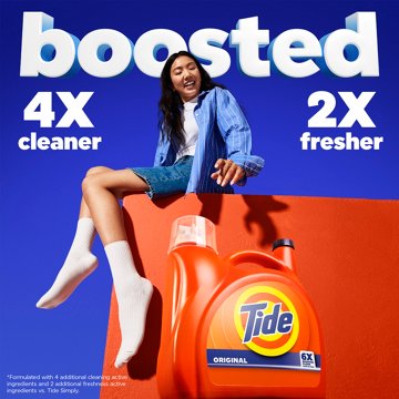 Tide Laundry Detergent Liquid, 100 Loads - Original Scent