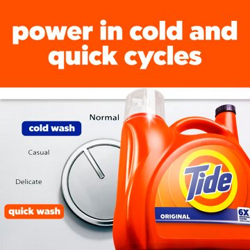 Tide Laundry Detergent Liquid, 100 Loads - Original Scent