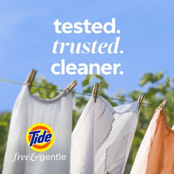 Tide Free & Gentle Liquid Laundry Detergent, 100 Loads