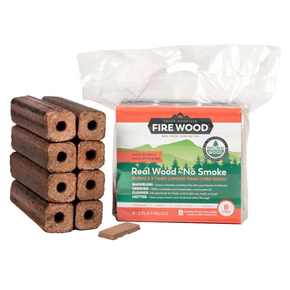Green Mountain Firewood 8 Log Bundle with Starter Shop Patio & Outdoor at HEB