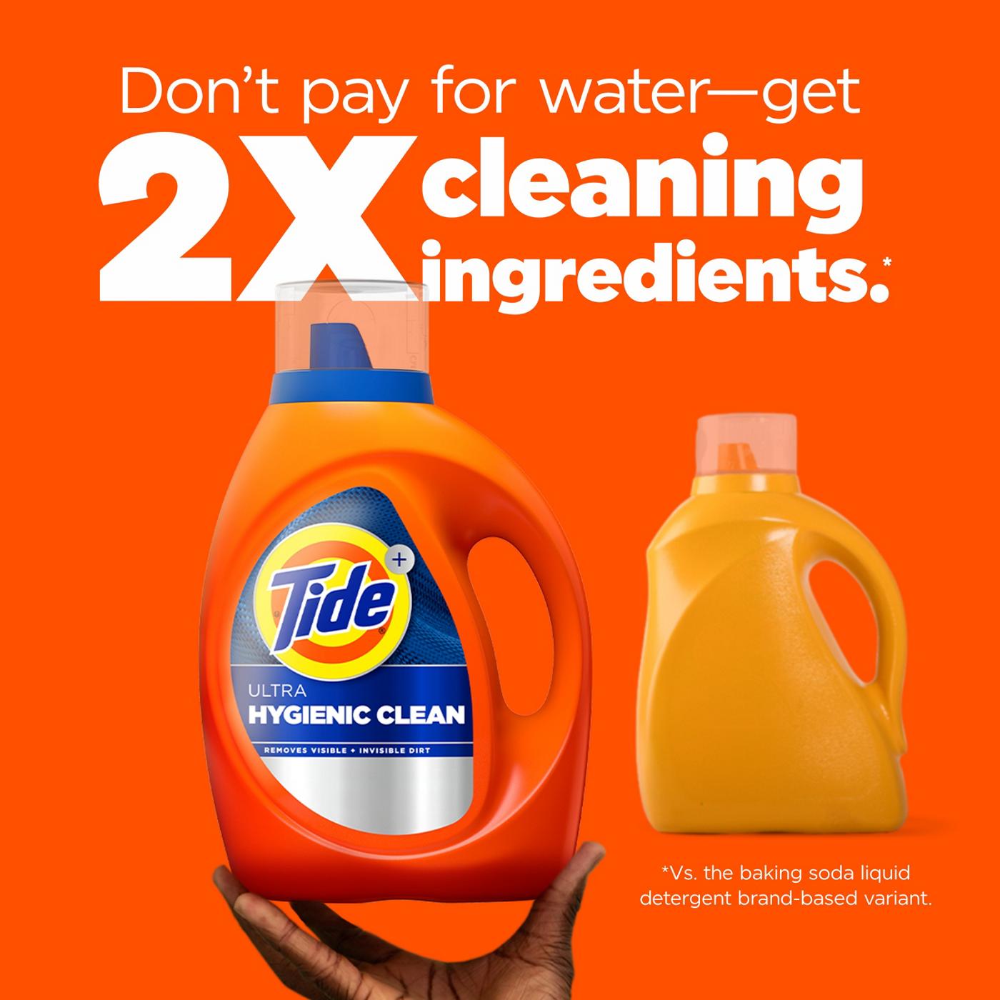 Tide Ultra Hygienic Clean Liquid Laundry Detergent, 83 Loads, Original Scent; image 7 of 24