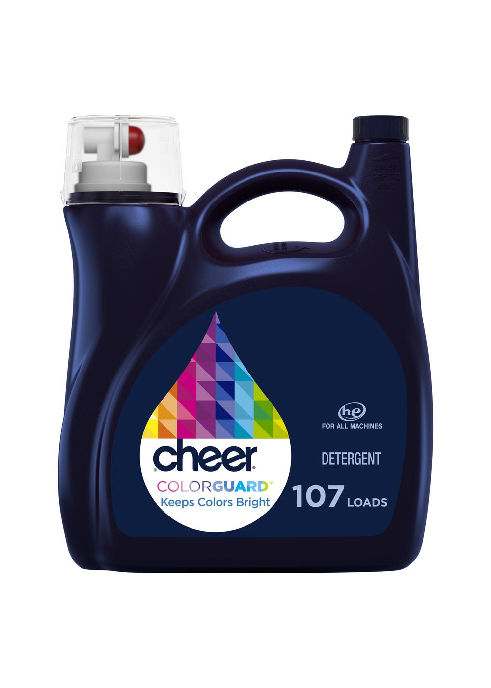 Cheer Colorguard HE Liquid Laundry Detergent, 107 Loads; image 1 of 6