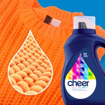 Cheer Colorguard HE Liquid Laundry Detergent, 107 Loads