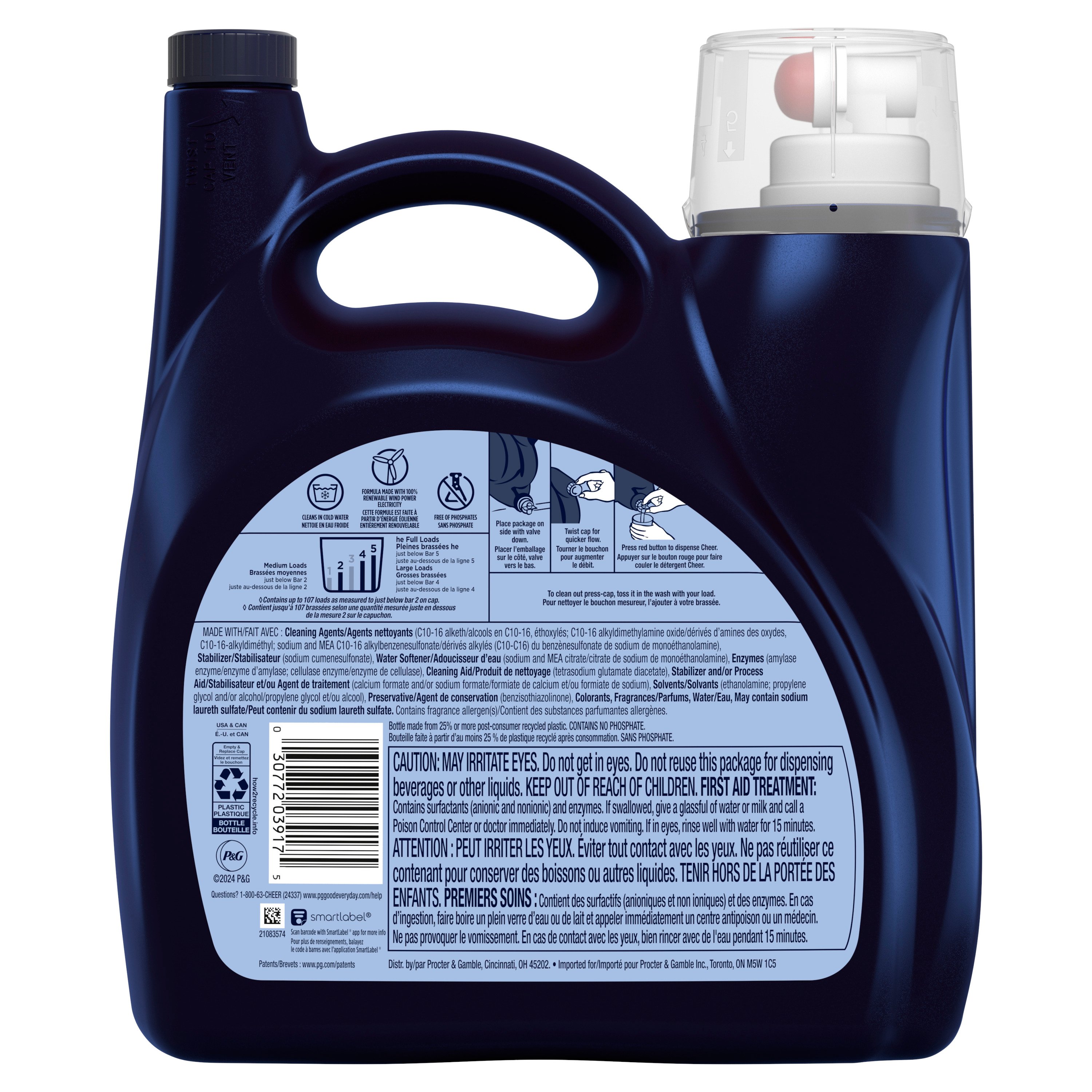Cheer Color Guard Liquid Laundry Detergent - Thumbnail 3