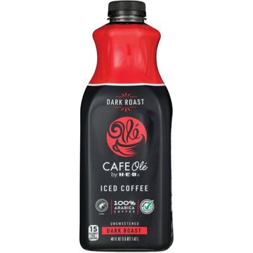 CAFE Olé by H-E-B Dark Roast Unsweetened Iced Coffee