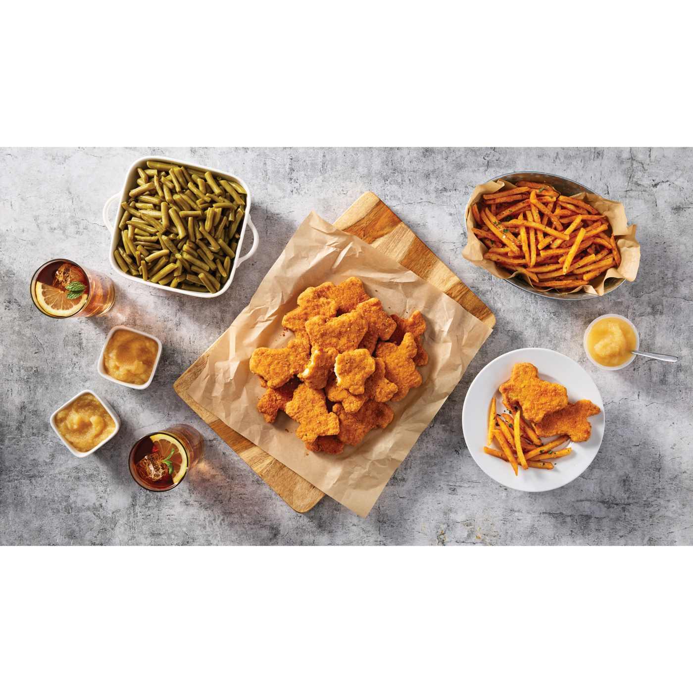 Hill Country Fare Heat & Eat Frozen Texas Sized Chicken Nuggets; image 2 of 2