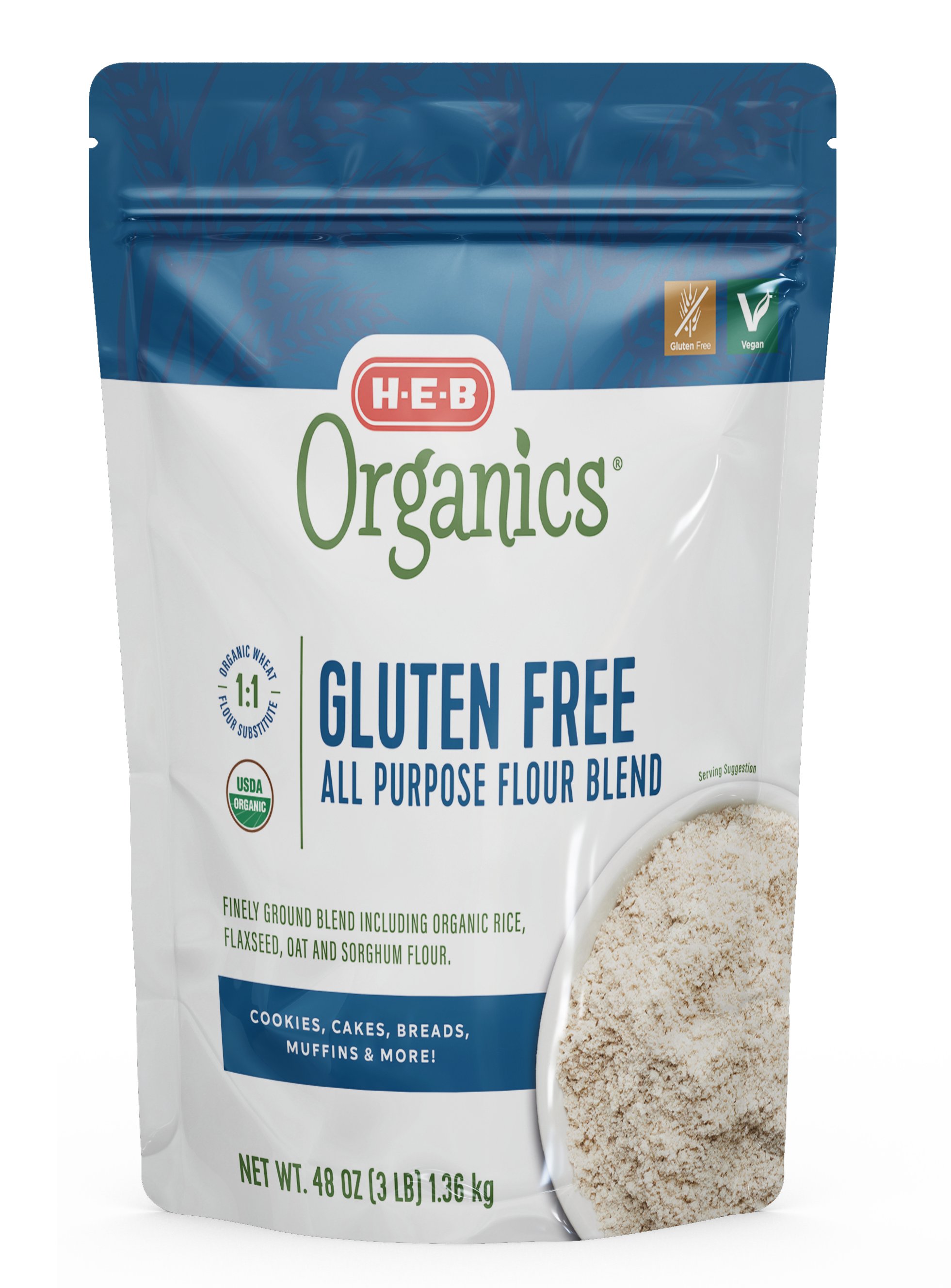 H-E-B Organics Gluten Free All Purpose Flour - Shop Baking Ingredients ...