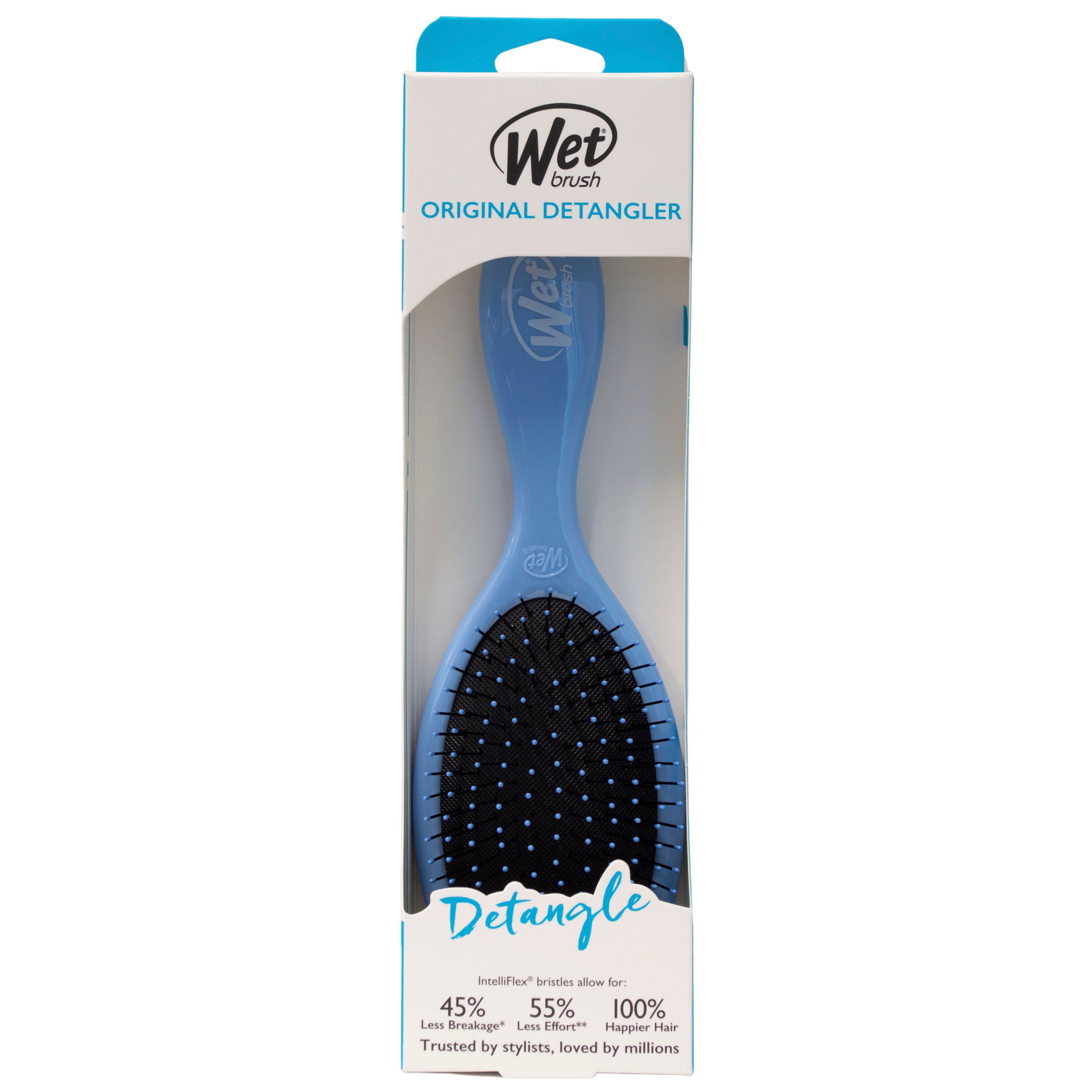 Wet Brush Original Detangler Brush Blue Shop Brushes & Combs at HEB