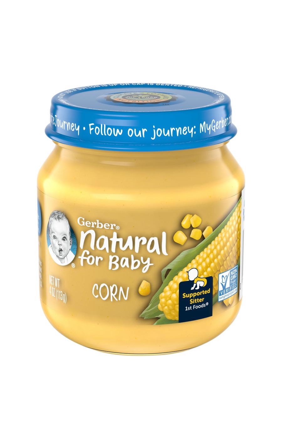 Gerber Natural for Baby 1st Foods - Corn; image 1 of 8