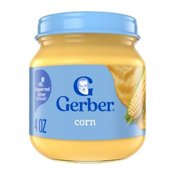Gerber Stage 1 Baby Food - Corn